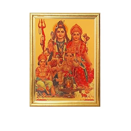Shiv Parivar Photo Frame Shiv Parivar Photo Frame